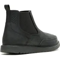 Hush puppies Jenson Leren Zwarte Herenschoenen