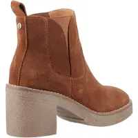 Hush puppies Felicia Suède Dames Tan Geklede Chelsea Laarsjes