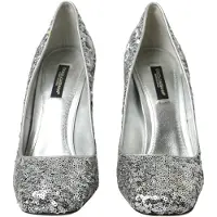 Dolce&Gabbana Pailletten Pumps met Sieraden Detail