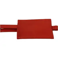 Costume National Kostuum Nationaal Red Leather Branded Logo Keyring Men's Keychain