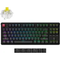 Keychron C3 Pro - Mechanisch Toetsenbord - US Qwerty - 80% - Banana Switch - Zwart