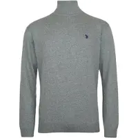 U.S. POLO ASSN. Trui navy / grijs gemêleerd