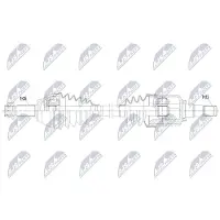 NTY NPW-MG-004 Aandrijfas
