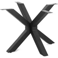 MD Interior Black spider tafelpoot voor salontafel 40x40x38cm