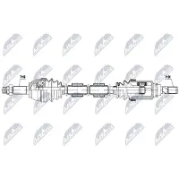 NTY NPW-NS-206 Aandrijfas