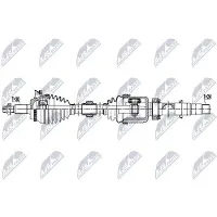 NTY NPW-TY-233 Aandrijfas