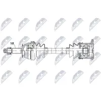 NTY NPW-NS-220 Aandrijfas