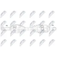 NTY NPW-MG-000 Aandrijfas