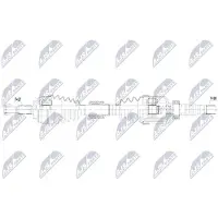 NTY NPW-RE-262 Aandrijfas