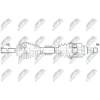 NTY NPW-RE-263 Aandrijfas