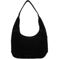 Hide & Stitches Suède Shopper/Buideltas Brazos Zwart