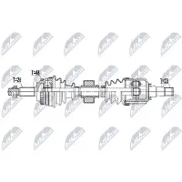 NTY NPW-TY-242 Aandrijfas