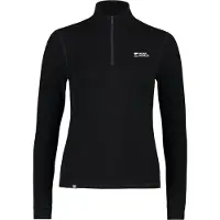 Mons Royale - Women's Cascade Merino Flex 200 1/4 Zip - Merino-ondergoed M, zwart