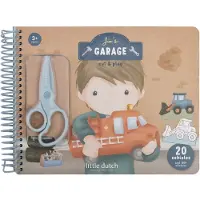 Little Dutch Jim & Friends - knutselboek - 20 voorbedrukte pagina's - inclusief kindveilige schaar