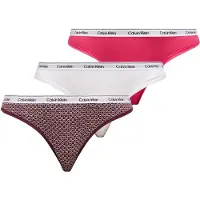 Calvin Klein Underwear String fuchsia / kersrood / zwart / wit
