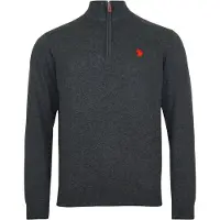 U.S. POLO ASSN. Trui antraciet / rood