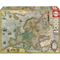 Educa EUDCA - puzzel - 1000 stuks - onderdelen plattegrond
