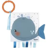 Kaloo activiteitenboek walvis babyboekje zacht speelgoed.