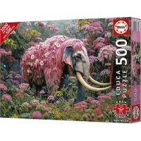 Educa -puzzel-Elefante Florido 500 stukjes