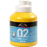 A-Color acrylverf, 500 ml, geel