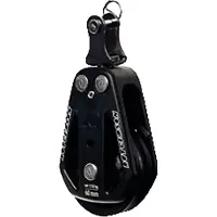 Rutgerson Marine Mast Foot Block Swivel Pin Pulley 60 Mm Zwart