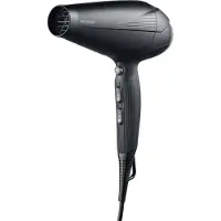 Severin HT 0167 Föhn met AC-motor van 1.950-2.300 watt, 3 temperatuur, 2 vermogens en coolshot-stand - Ionische functie, lange kabel, incl. concentrator en diffuser