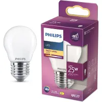 Philips 6x LED lamp E27 | Kogel P45 | Mat | 2700K | 2.2W (25W)