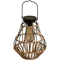Luxform Lantaarn Solar Budoni Natural Rope 15 Lumen