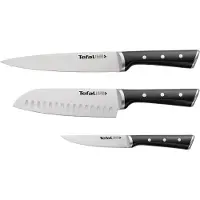 Tefal Ice Force Messenset - 3-delig - Vleesmes 20 cm - Santokumes 18 cm - Universeel Mes 11 cm - RVS