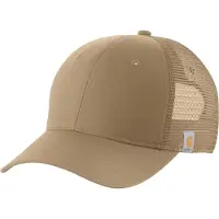Carhartt Pet Men Rugged Professional Series Canvas Trucker Cap Dark Khaki