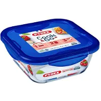 Pyrex Vershoudbakje Cook & Go Vierkant Transparant 1,9 L