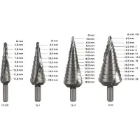 Rotec HSSE Trappenboren S.P. Nr.0/9 4,0-12,0 - 4250109