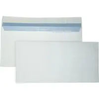 DULA C5/6 Enveloppen - Bank envelop - 114 x 229 mm - 50 stuks - zelfklevend met plakstrip - 80 Gram -