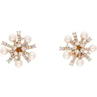Gaya Oorbellen goud / wit