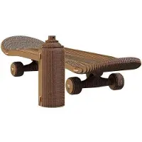 Cartonic - Skateboard And Spray Can- 3D Puzzel-Speelgoed- Puzzel-DIY- Creatief- Karton- Kinderen en volwassen- 3D- puzzel-