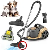 AG Stofzuiger Zonder Zak - Stofzuigers - Vacuum Cleaner Zakloos - Geschikt Voor Dierenharen - Sterke Zuigkracht - HEPA Filter - Compact, Licht & Krachtig - Gemakkelijk Schoon Te Maken - Gold Edition