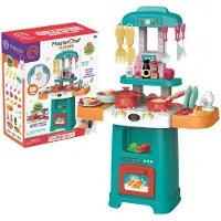 Famosa Masterchef Junior Electronic Kitchen With 31 Accessories Veelkleurig Kinderen