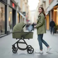 Asalvo Duo Baby Stroller Groen Kinderen