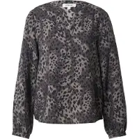 s.Oliver Blouse grijs / donkergrijs / zwart