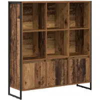vidaXL Boekenkast 99,5 x 30 x 108 cm Bewerkt hout Oud Hout