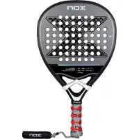 NOX La10 Quantum 12k By Leo Augsburguer 2025 Padel Racket Zilver 360-375 gr