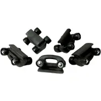 Rutgerson Marine Intermediate Bearing Rail Skate 23 Mm Zilver