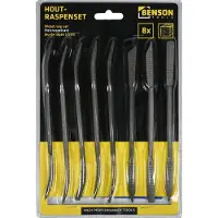 Benson Houtrasp / Raspset voor hout (8 delig)