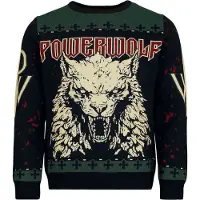 Powerwolf Christmas jumper - Holiday Sweater - S tot L - voor Mannen - meerkleurig - Maat L