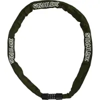 Stahlex u00c3u02dc4mm / 100cm kettingslot schlechts 360g ketting met cijferslot Het eerste echte fietsslot voor uw kind zwart