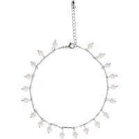 Faina Armband zilver / parelwit