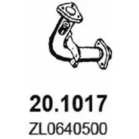 ASSO 20.1017 Voorpijp