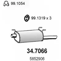 ASSO 34.7066 Einddemper