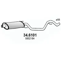 ASSO 34.6101 Uitlaat middendemper