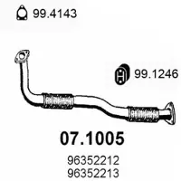 ASSO 07.1005 Voorpijp